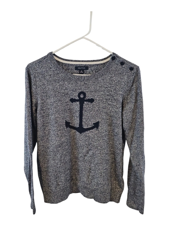 Nautica Sweaters - Nautica Nautical Sweater Size M Blue Cotton